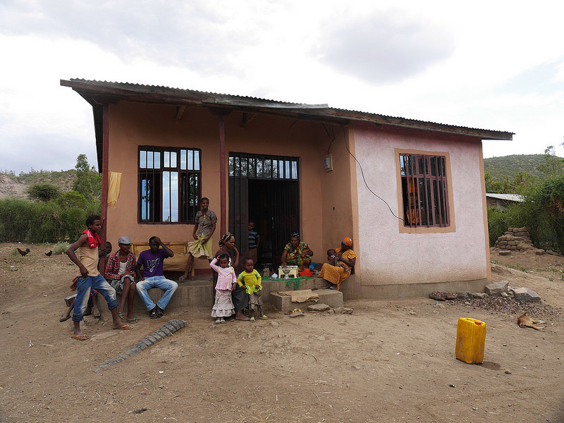 Etiyopya da evler